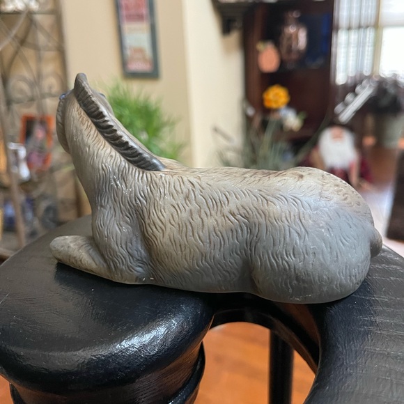 Well O'Well Vintage Nativity Creche Manger Figurine Donkey Replacement 7β Cerami - Picture 3 of 16